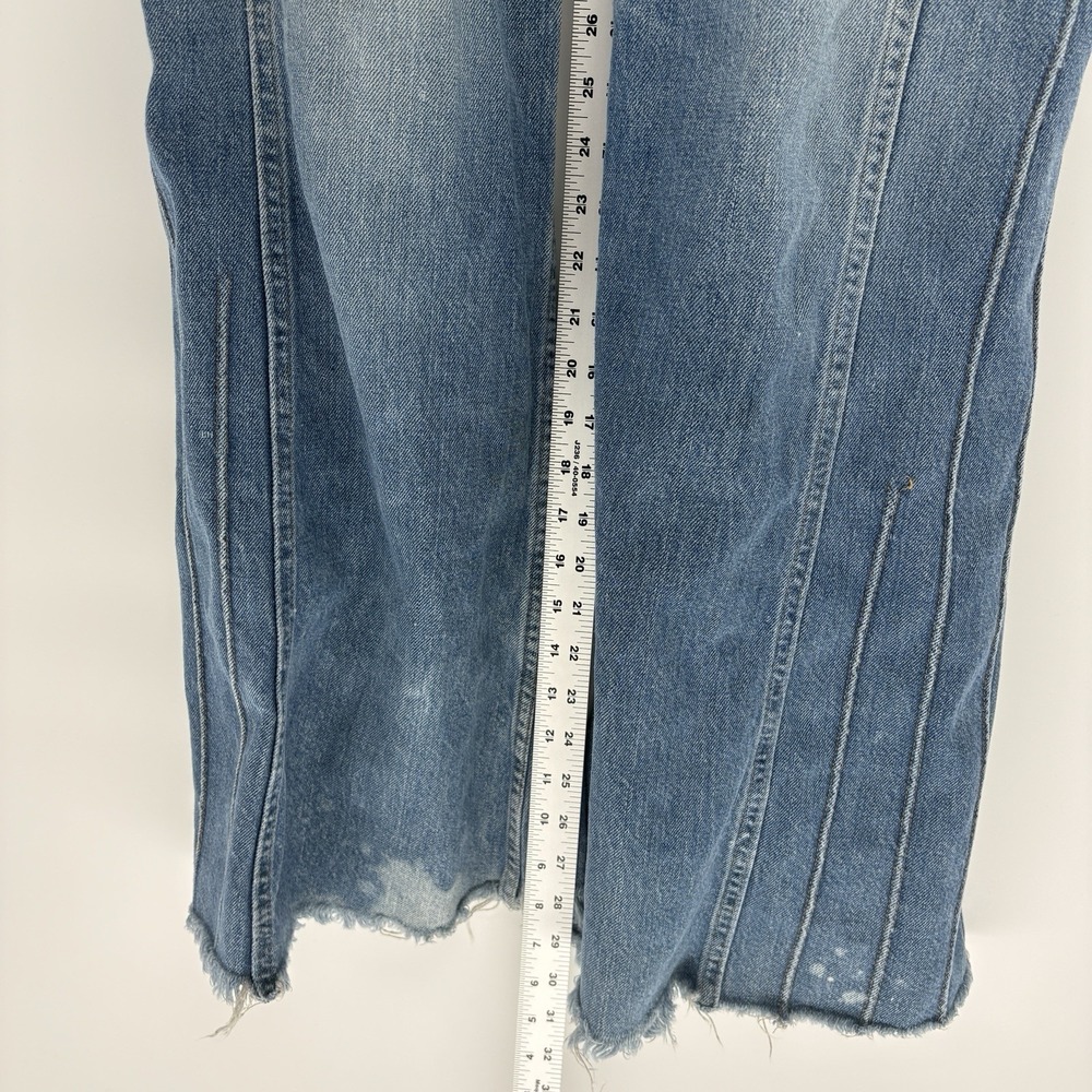 Rare Vintage 1970's Levi's Orange Tab Bell Bottom Jeans Disco Hippie Women 34X32 - Picture 5 of 12